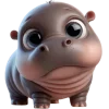 Эмодзи Малыш бегемотик
