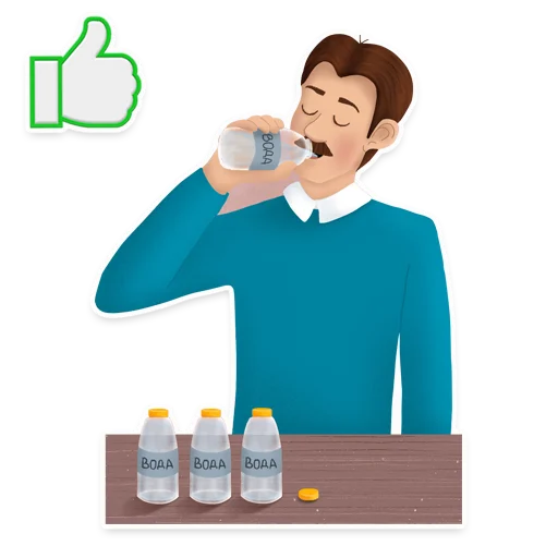 Стикер Боль в спине, канал