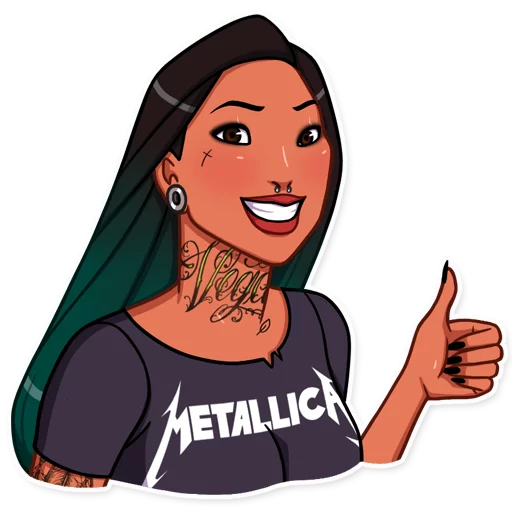 Стикер Badass Disney