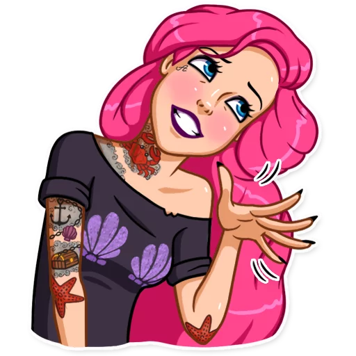 Стикер Badass Disney