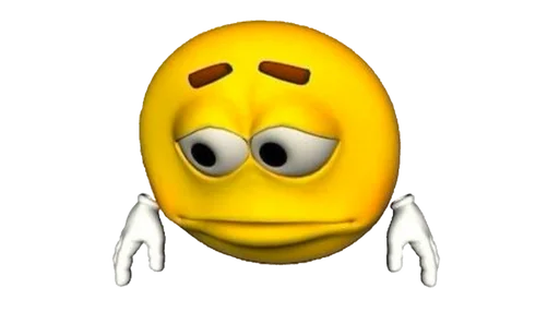 Стикер Yellow ball meme