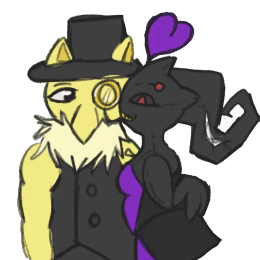 Стикер Mr and Mrs B