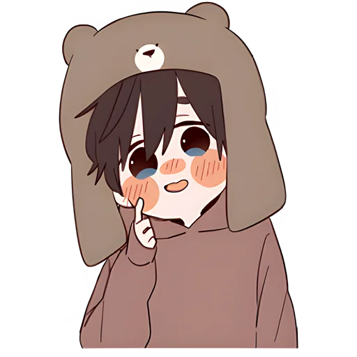 Стикер Медвежонок