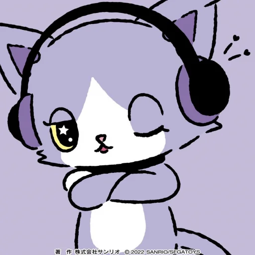 Стикер Beatcats Sanrio