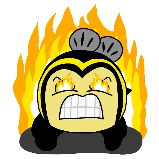 Стикер ПчОлка ЖУ-ЖУ