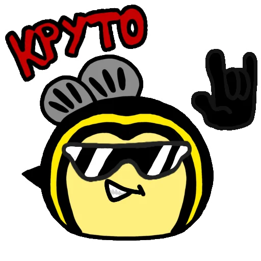 Стикер ПчОлка ЖУ-ЖУ