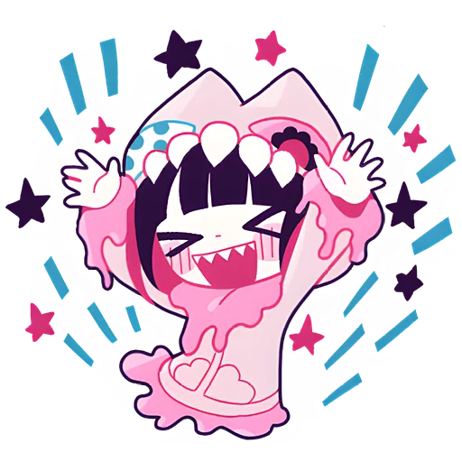 Стикер Берта тян