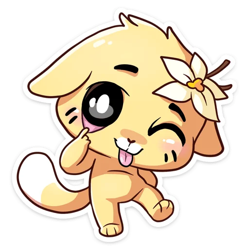 Стикер Бисквит и Ванилька