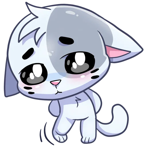 Стикер Бисквит и Ванилька без надписей