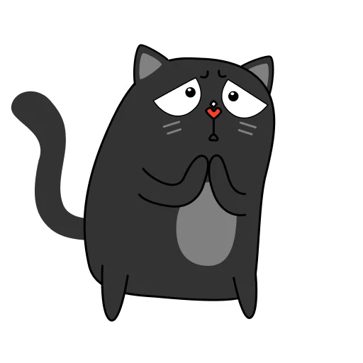 Стикер BlackCyberCat