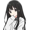 Эмодзи Black Hair Girl Emoji