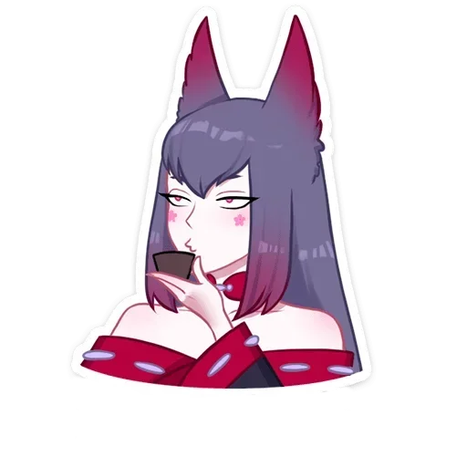 Стикер Тëмная Мари без надписей