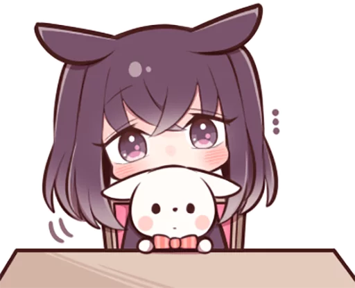 Стикер Black Sweetie Bunny By SR