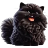 Эмодзи Черный кот