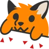 Эмодзи Blobfox