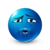 Стикер Blue Emoji