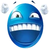 Эмодзи Blue faces