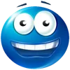 Эмодзи Blue faces