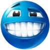 Эмодзи Blue faces