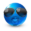 Эмодзи Blue Emoji