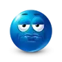 Эмодзи Blue faces