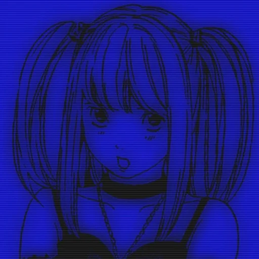 Стикер Синие стикеры