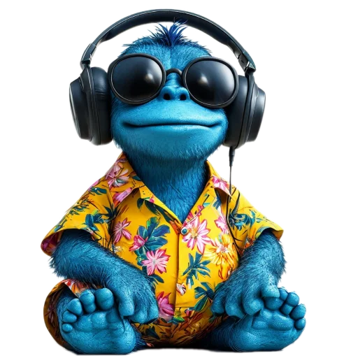 Стикер Bluekaka