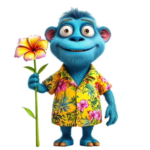 Стикер Bluekaka