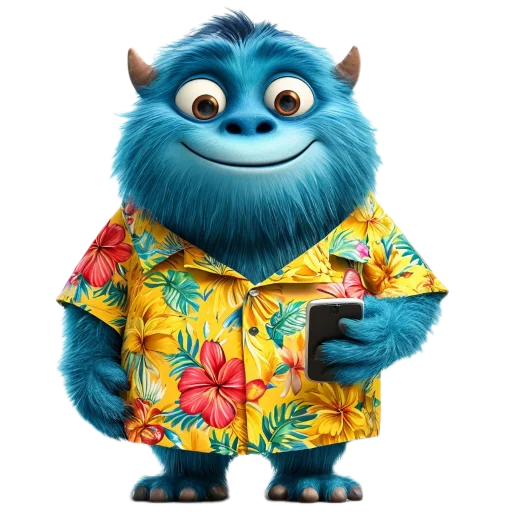 Стикер Bluekaka