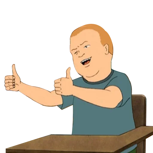 Стикер Bobby Hill