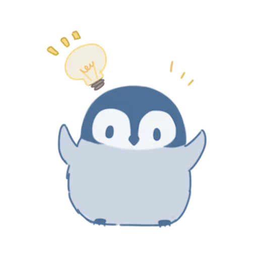 Стикер Bobo the Baby penguin by Lynol