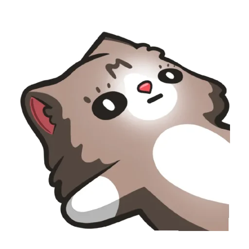 Стикер Мемы с котиком