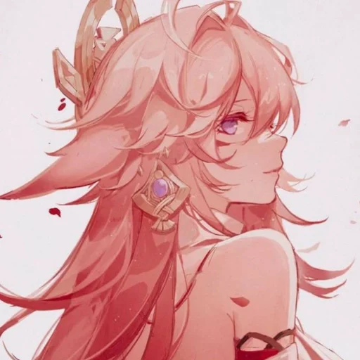 Стикер Яэ Мико