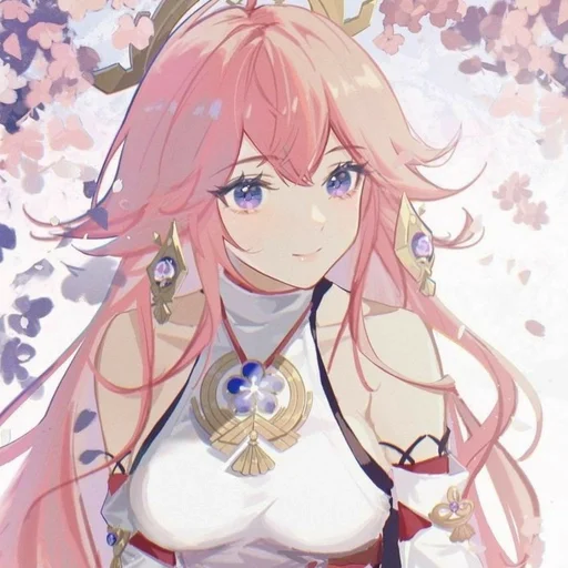 Стикер Яэ Мико