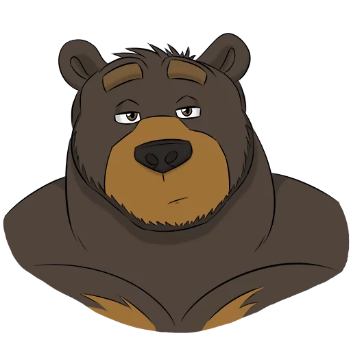 Стикер Bresnan Bear by Ethan Costas
