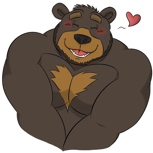 Стикер Bresnan Bear by Ethan Costas