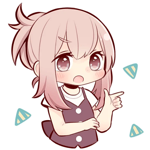 Стикер Коричневая тян