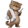 Эмодзи Brown cat