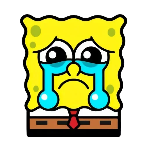 Стикер Губка Боб БС