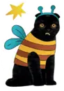Стикер Кот Бублик