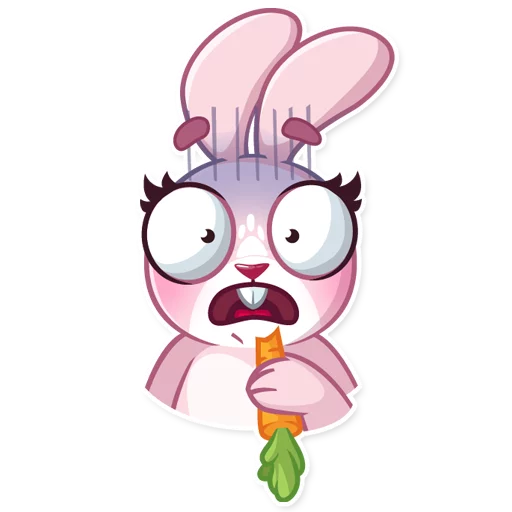 Стикер Rosy Bunny