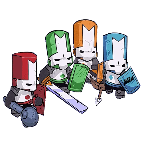 Стикер CASTLE CRASHERS