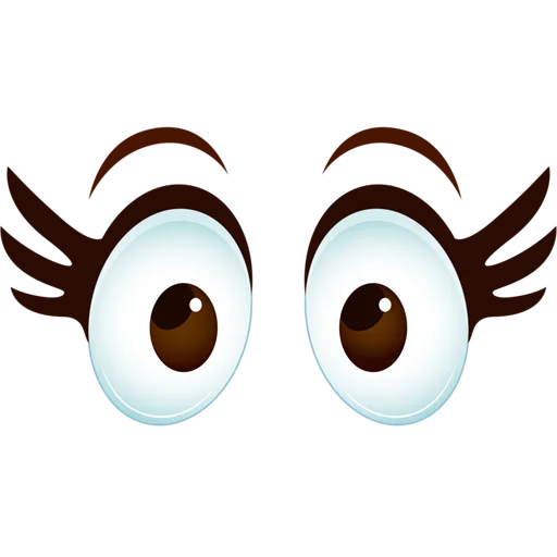 Стикер Cartoon Eyes