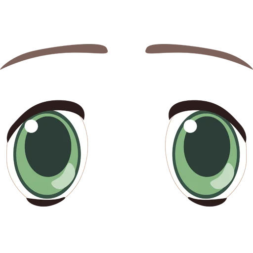 Стикер Cartoon Eyes