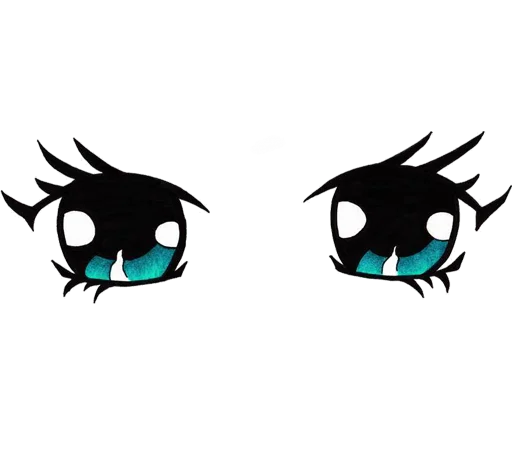 Стикер Cartoon Eyes