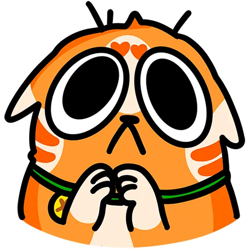 Стикер Рыжий кот Кешбэкс