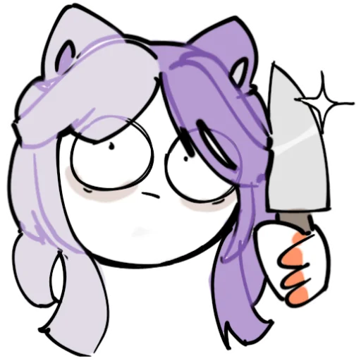 Стикер Котик Сигма