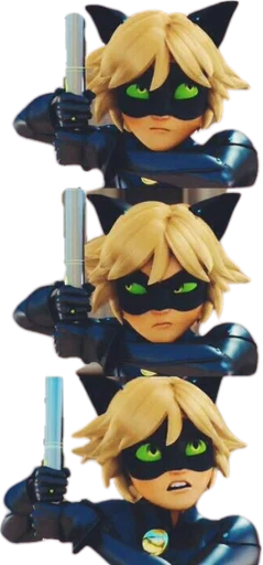 Стикер Cat Noir - Miraculous :