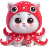 Эмодзи Кот кальмар