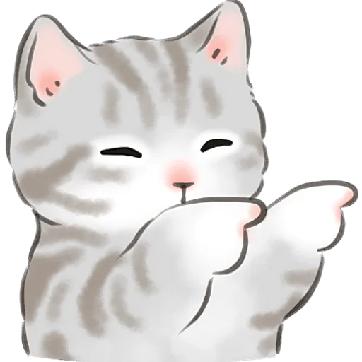 Стикер Котики